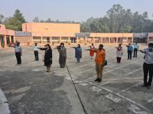 Run For Unity organized in the Vidyalaya/रन फॉर यूनिटी का आयोजन